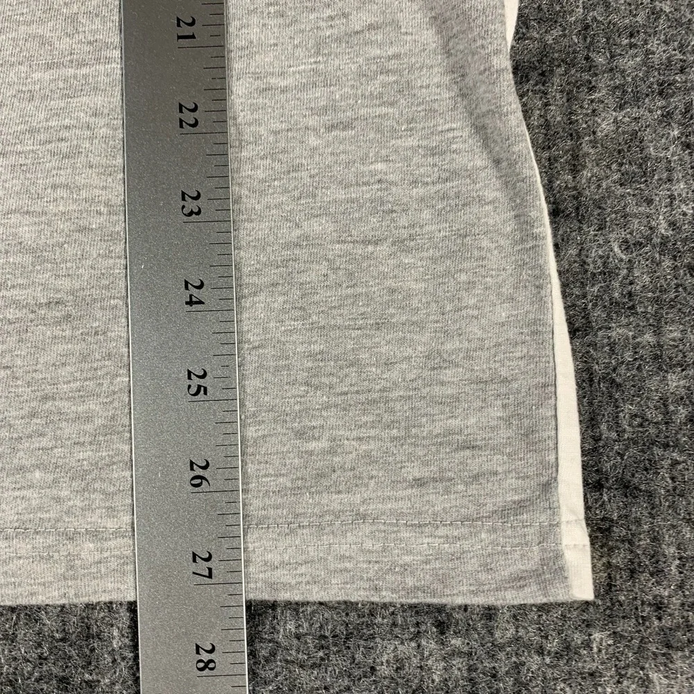 Adidas T Shirt Mens‎ Extra Large White Gray Trefoil Logo Short Sleeve Crewneck